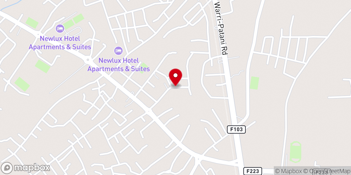 Map showing location of Christ Embassy