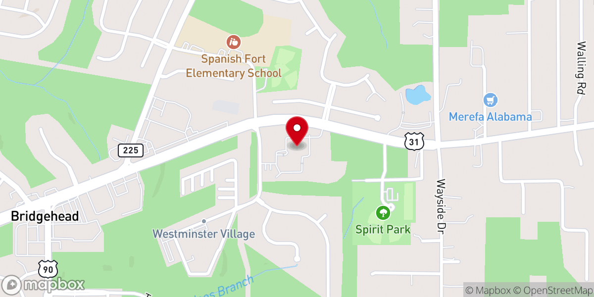 Map showing location of Faith Family Fellowship