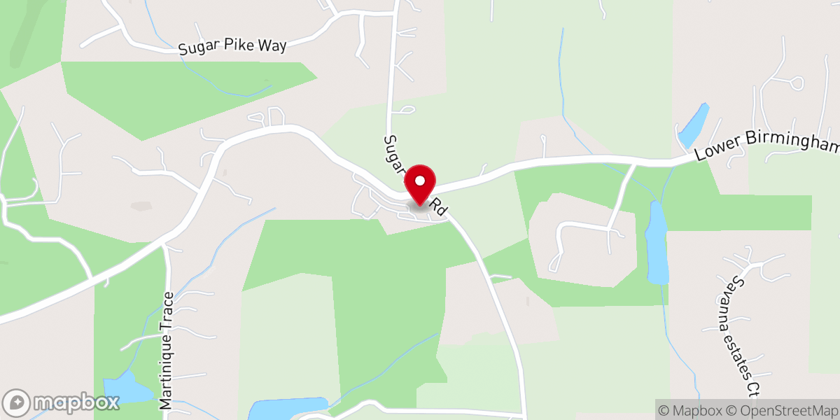 Map showing location of Antioch Christian Church