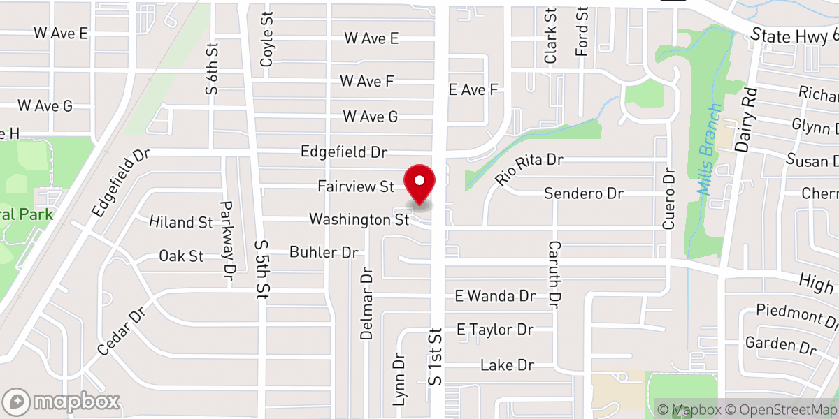 Map showing location of Sweet Home Missionary Baptist Church