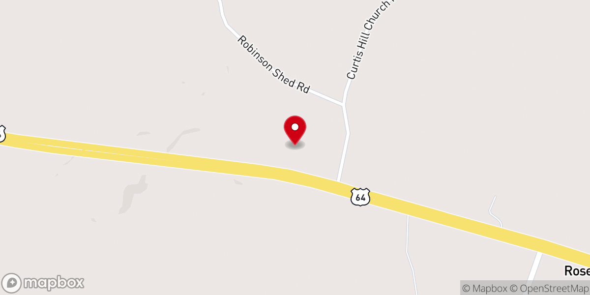 Map showing location of Full Gospel Fellowship Church