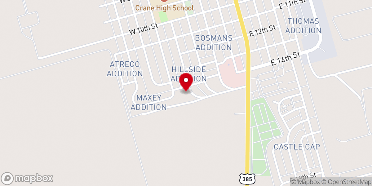 Map showing location of Mary Street Church of Christ