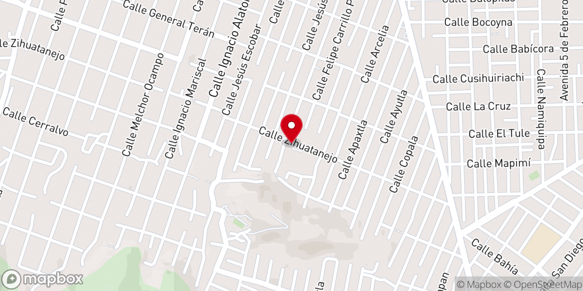 Map showing location of Parroquia Nuestra Señora De Lourdes