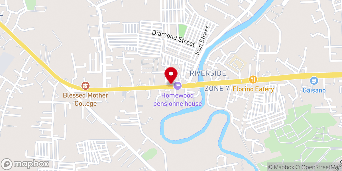 Map showing location of Shiloh Bible Baptist Church