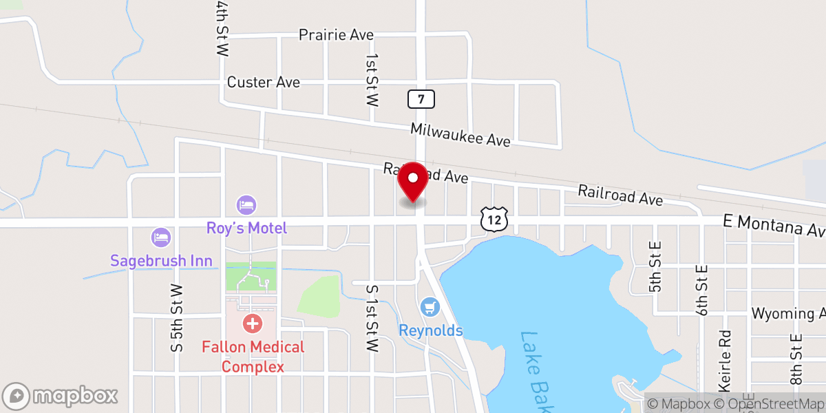 Map showing location of The Coffeehouse at Lawler’s