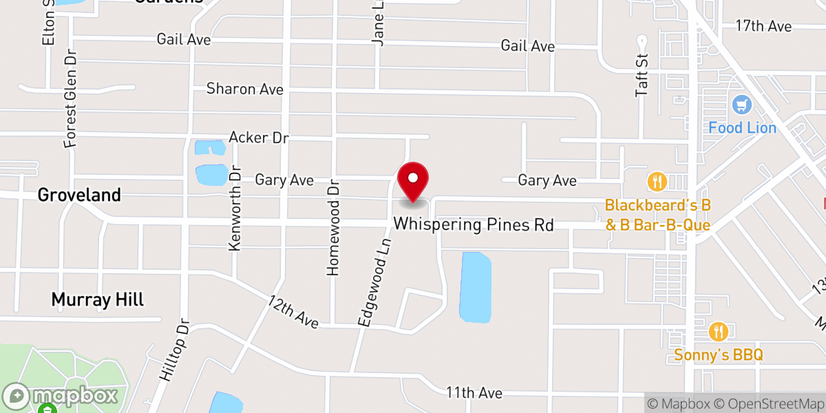 Map showing location of Move Christian Church