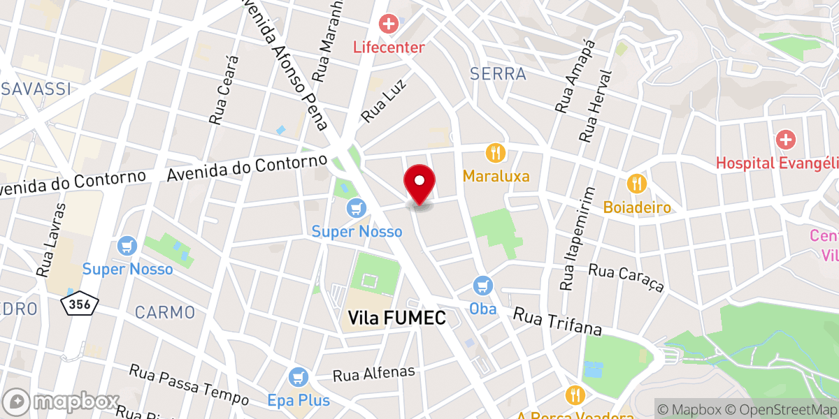 Map showing location of Paróquia de Santana