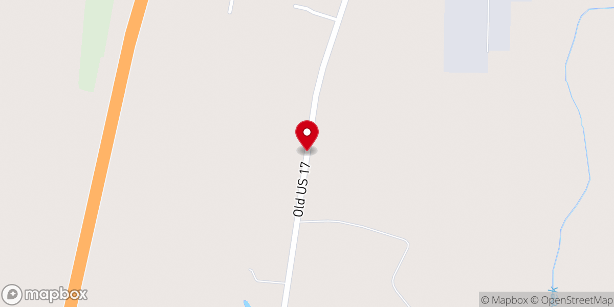 Map showing location of Zion Chapel Missionary Baptist Church