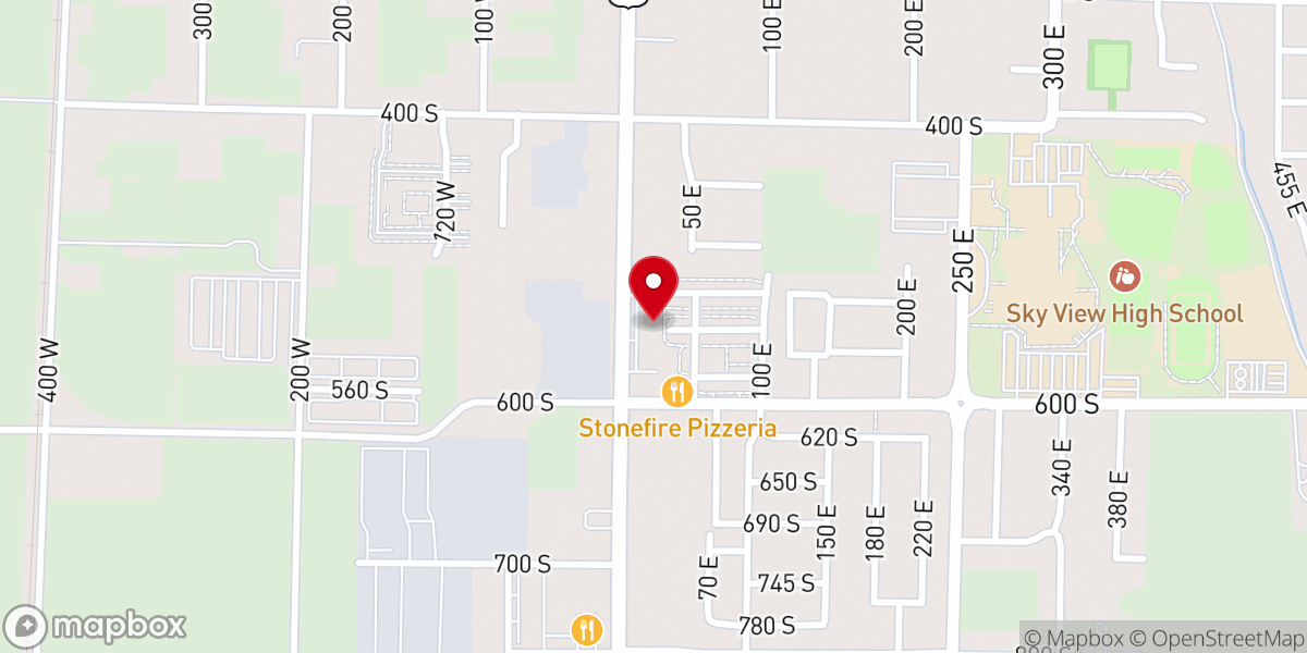 Map showing location of Birch Creek Assisted Living of Smithfield