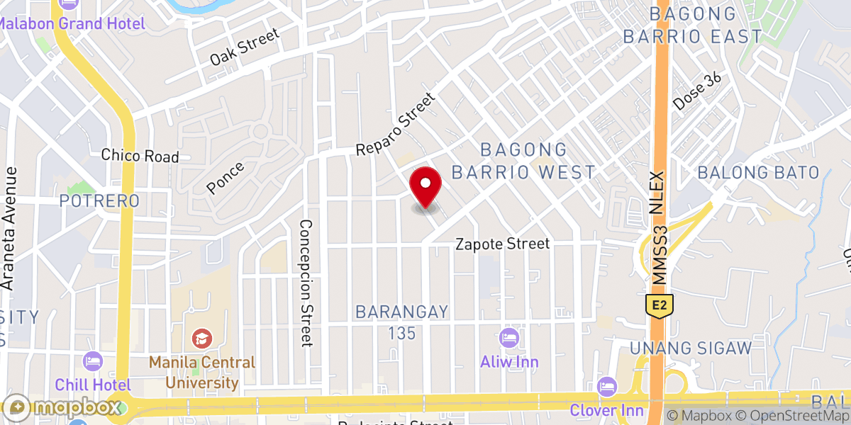 Map showing location of World Mission Society Church of God - Bagong Barrio