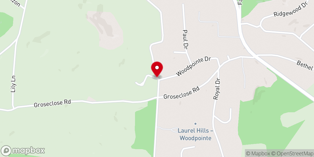 Map showing location of Cedar Pond Farms Event Entrance