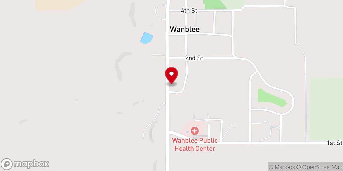Map showing location of St. Ignatius Catholic Church