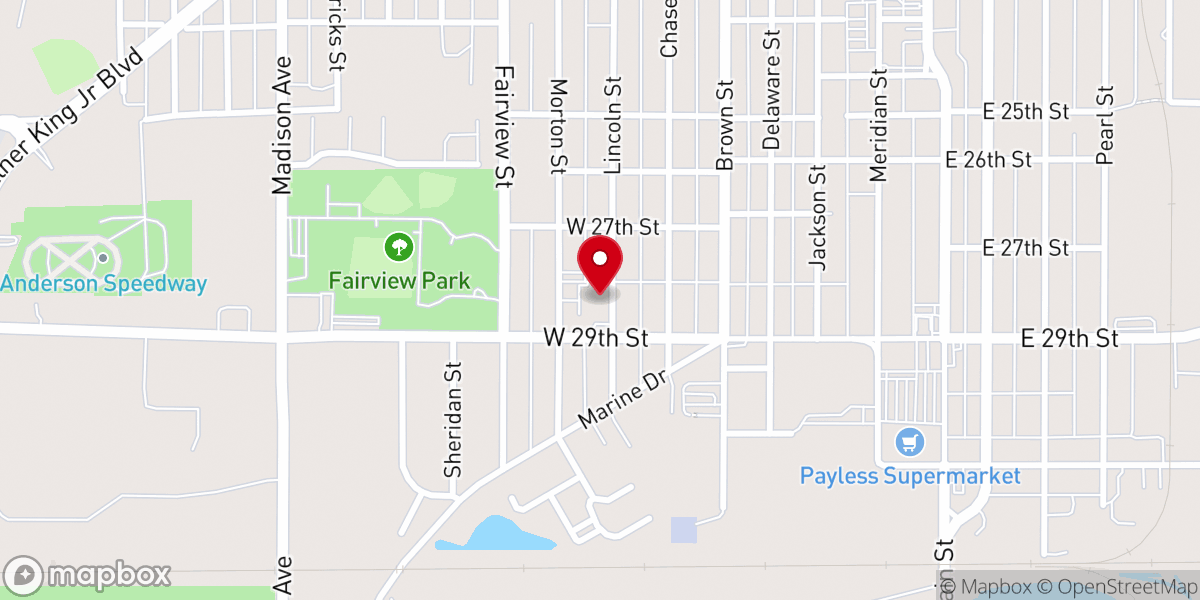 Map showing location of St Ambrose Church