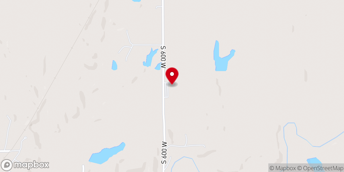 Map showing location of Fellowship Baptist Church