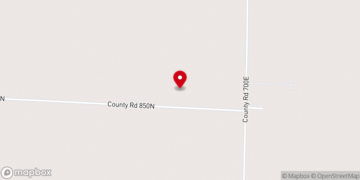 Map showing location of Hopewell Church