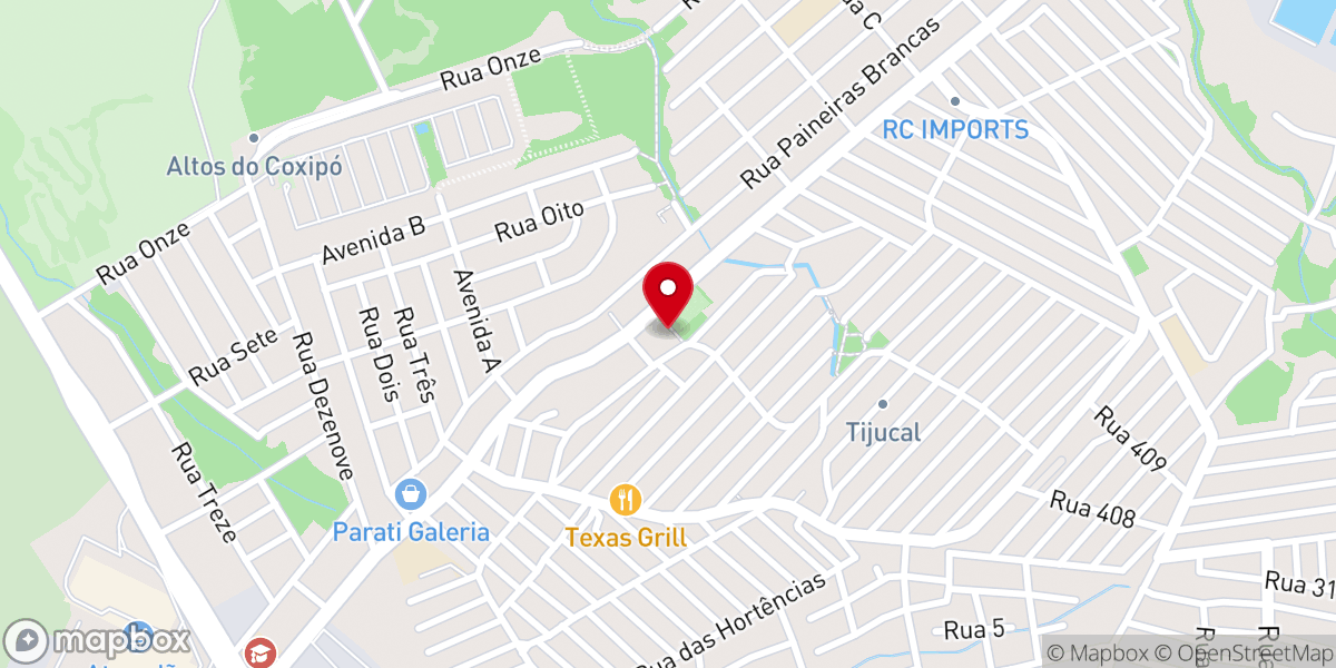 Map showing location of Igreja Sagrada Família