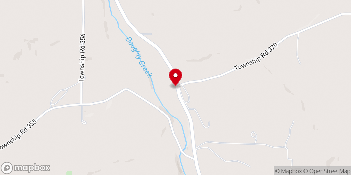 Map showing location of Guggisberg Cheese