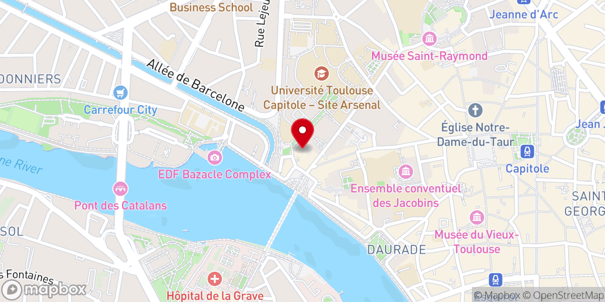 Map showing location of Auditorium Saint-Pierre-des-Cuisines