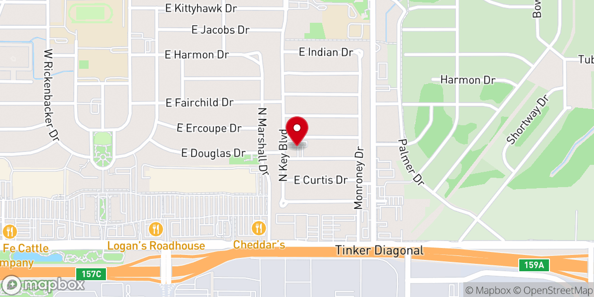 Map showing location of Greater Love Missionary Baptist Church