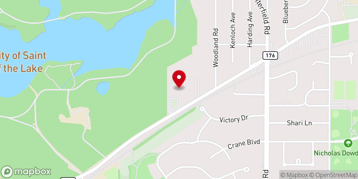 Map showing location of National Shrine of St. Maximilian Kolbe at Marytown
