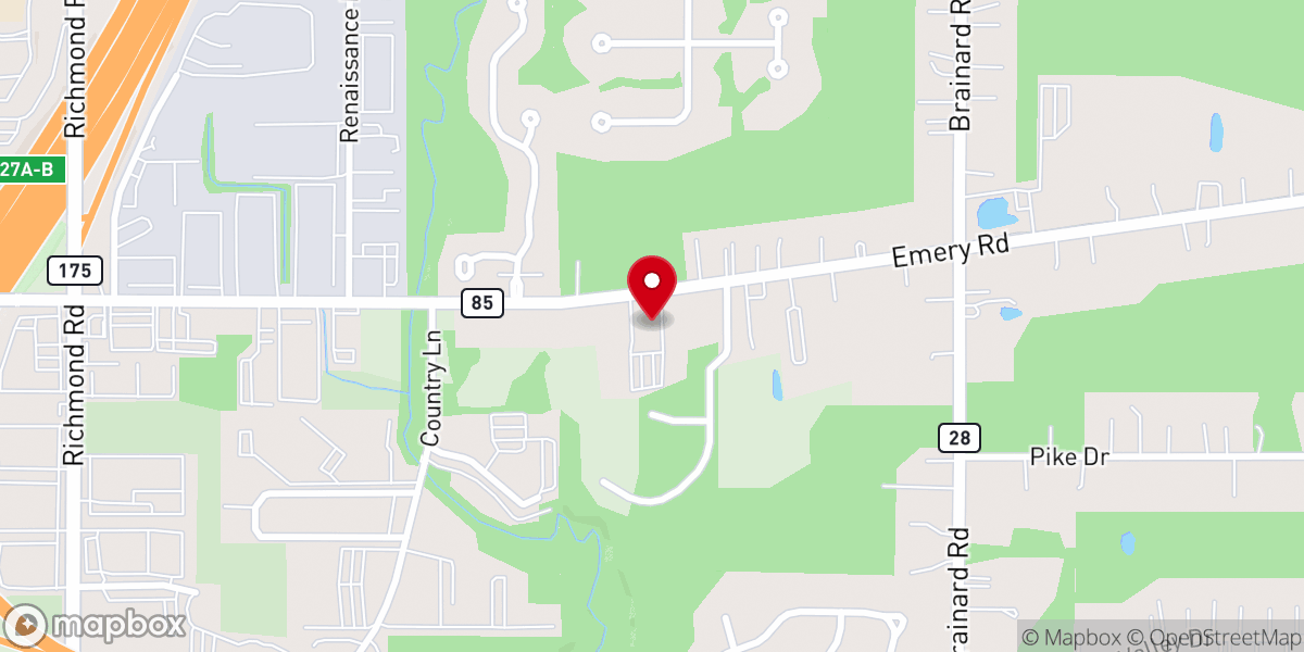 Map showing location of Fellowship City Church - Orange Campus