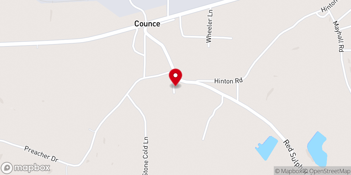 Map showing location of First Baptist Church - Student Ministry