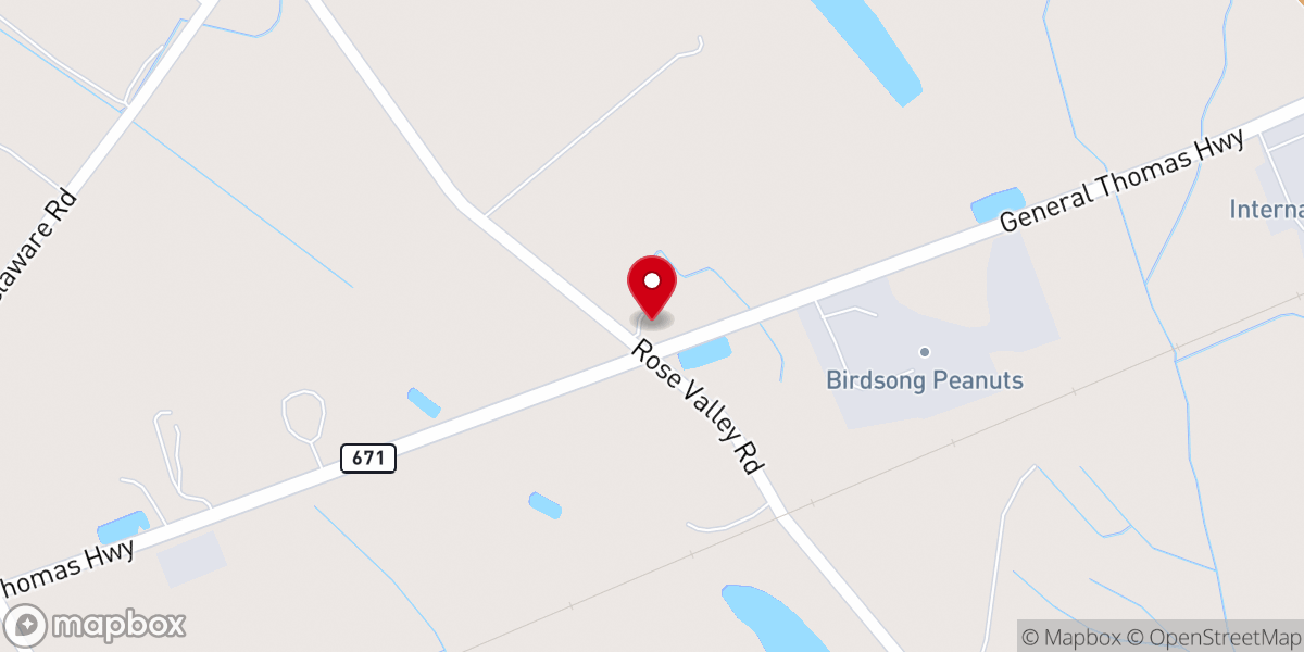 Map showing location of Abundant Grace Baptist Church