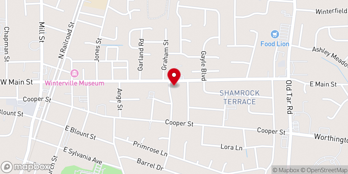 Map showing location of Calvary Temple Pentecostal Holiness Church