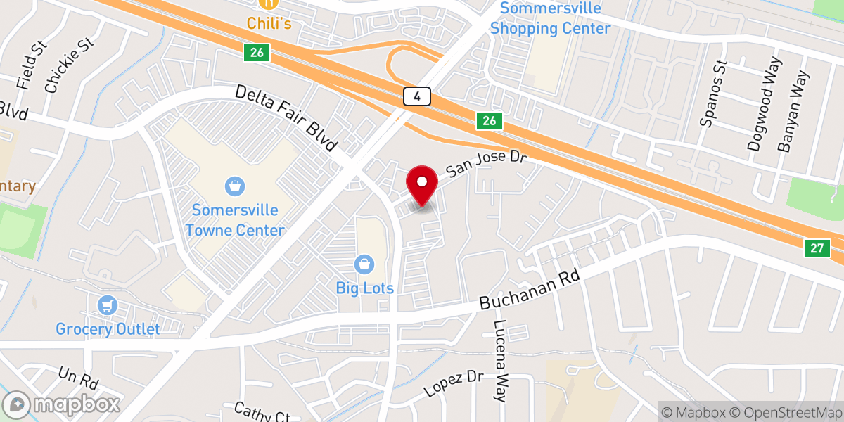 Map showing location of St Andrews Lutheran