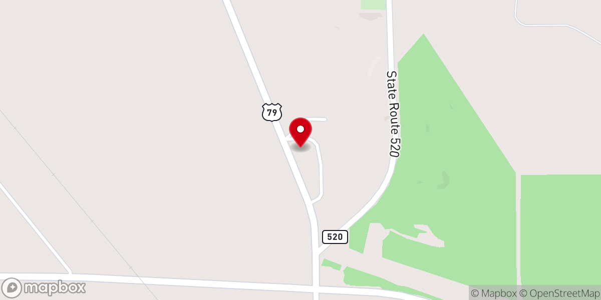 Map showing location of First Church of God of Homer