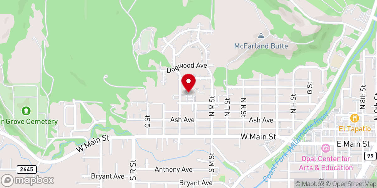 Map showing location of Community Sharing - Food Distribution Center