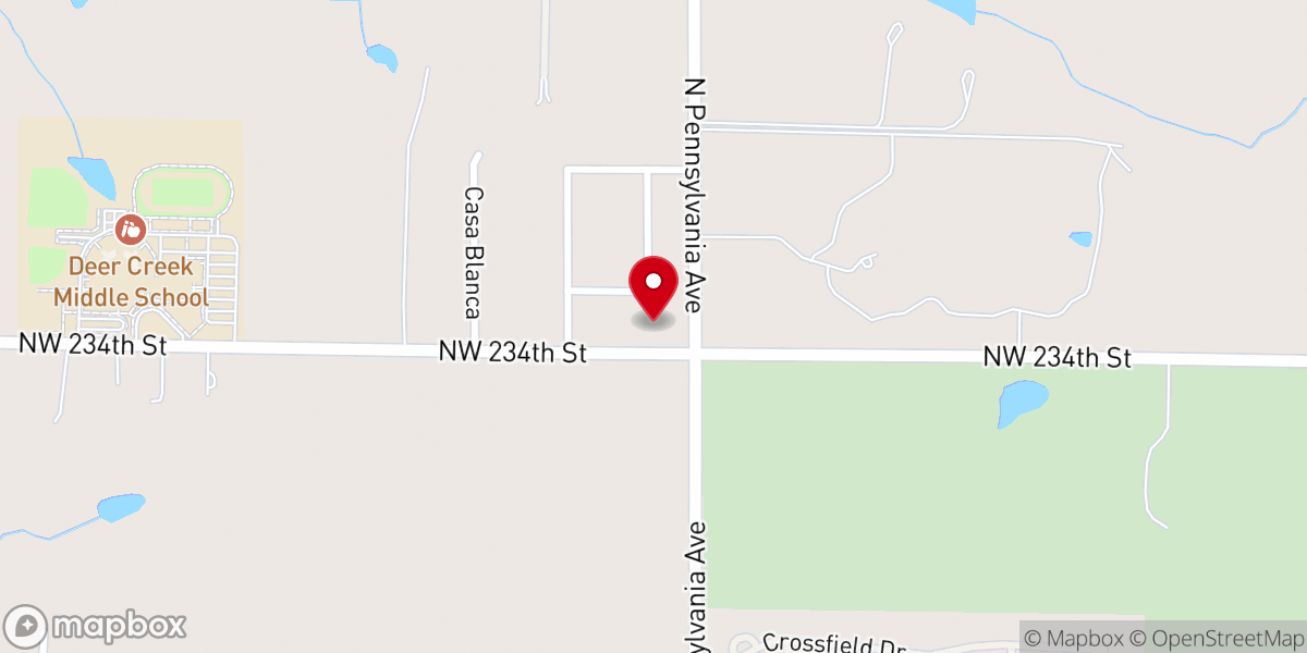 Map showing location of Bethel Church