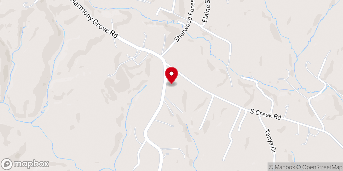 Map showing location of Nebo Crossing Academy