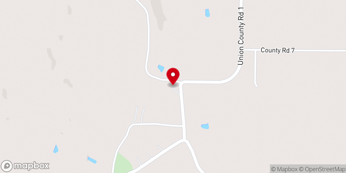 Map showing location of Cornersville Baptist Church