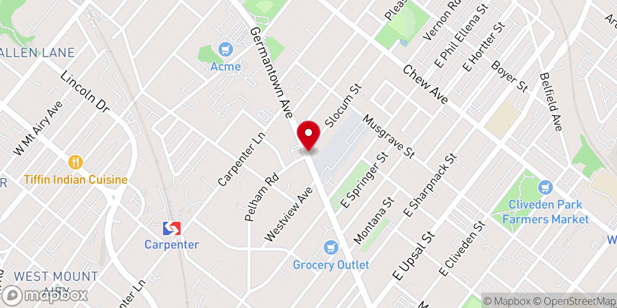 Map showing location of Jesus Is the Way Christian Church