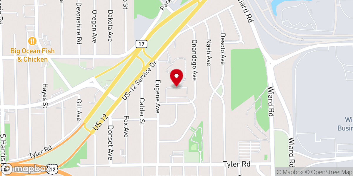 Map showing location of Greater Faith Transition Center Inc