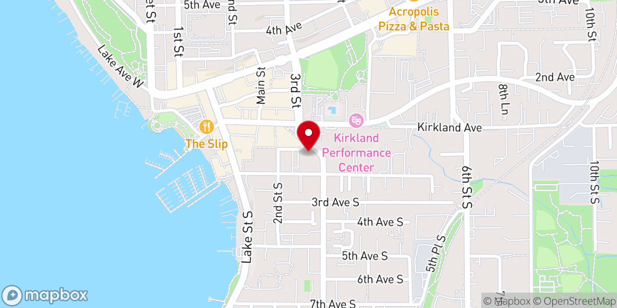 Map showing location of St John's Episcopal Church