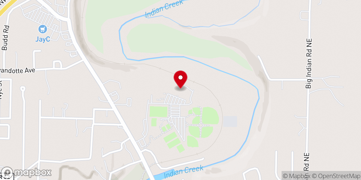 Map showing location of ONE Church