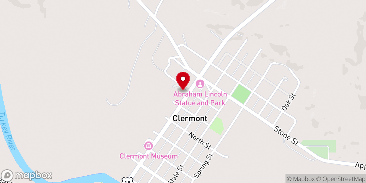 Map showing location of The Dyer Vinton