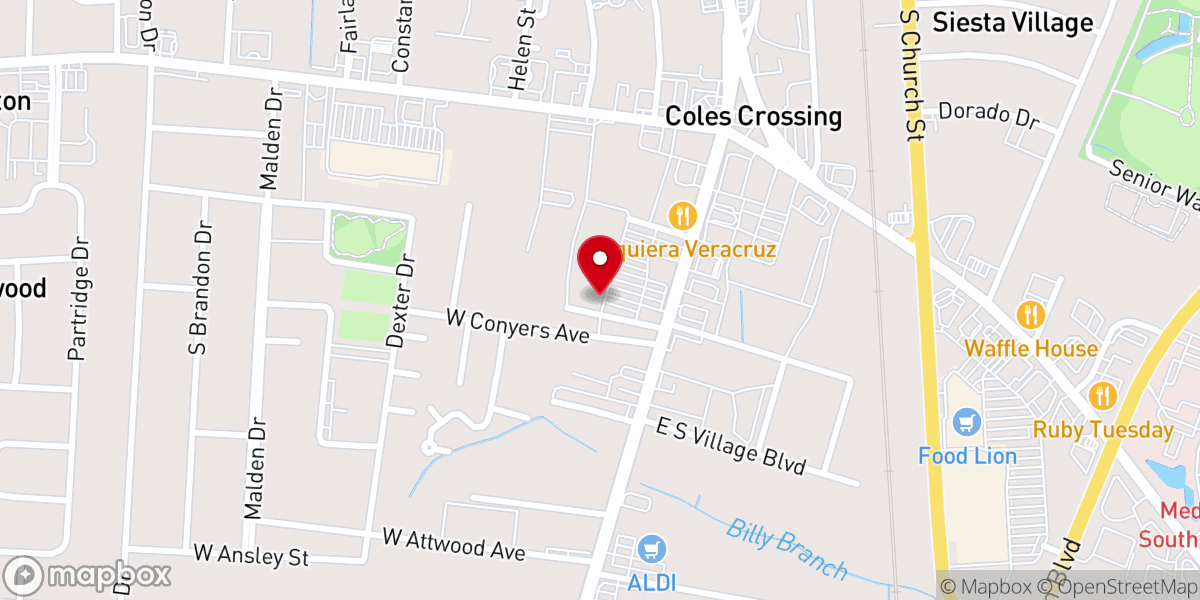 Map showing location of Freedom Fellowship