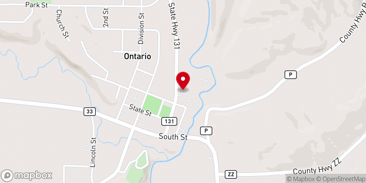 Map showing location of Titanic Canoe Rental