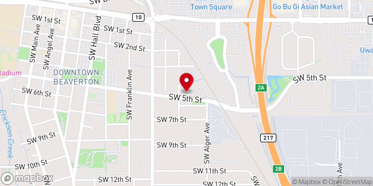 Map showing location of Fifth Street Church of Christ