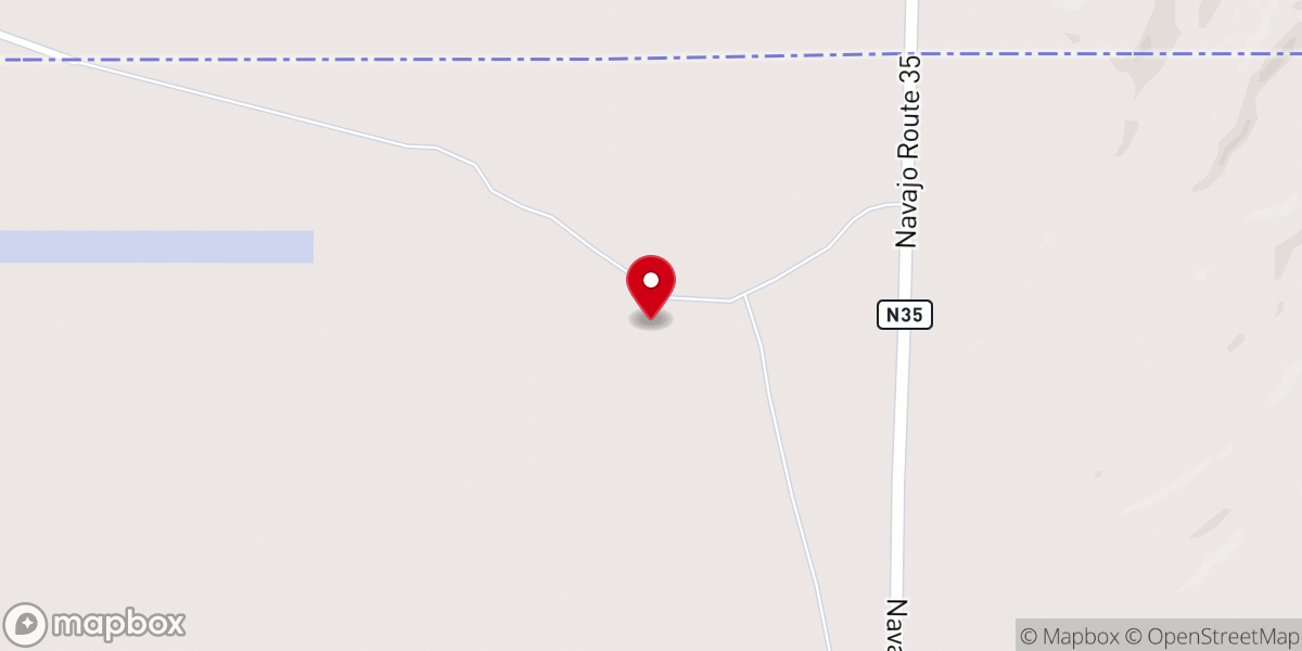 Map showing location of Red Mesa Navajo Christian Church