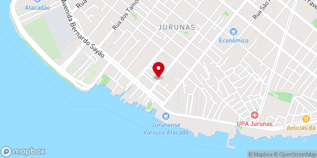 Map showing location of Capela de São Benedito e Santo Expedito