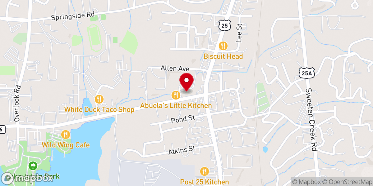 Map showing location of DNA Church - Disciple, Nourish, Activate