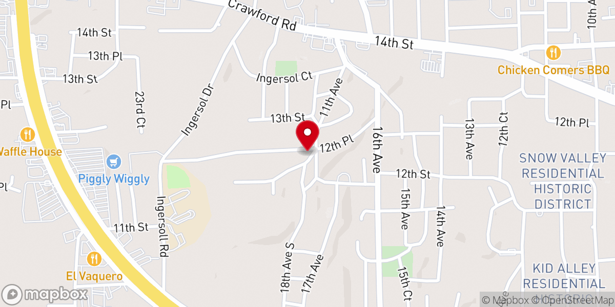 Map showing location of Mount Moriah Seventh-day Adventist Church