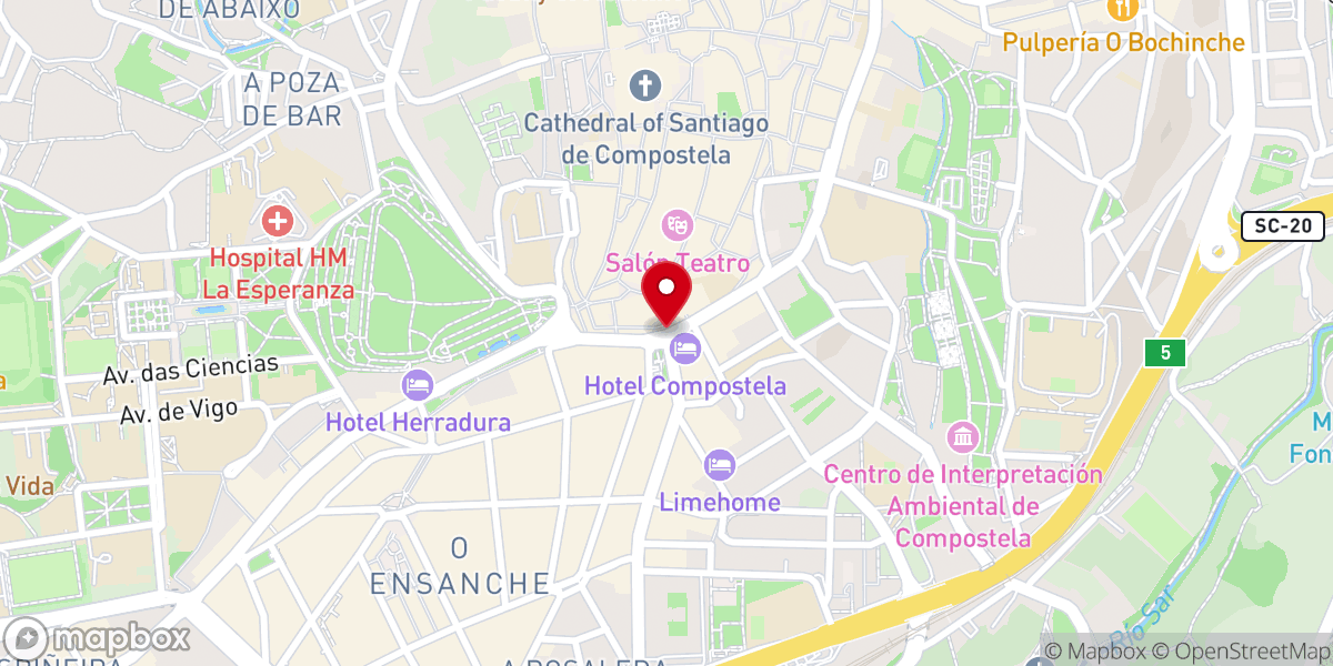 Map showing location of Pouso Alegre Minas Gerais