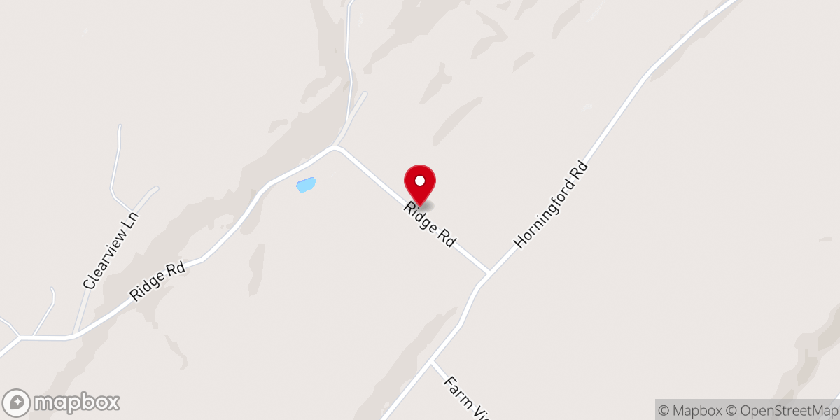 Map showing location of Living Springs Mennonite Church