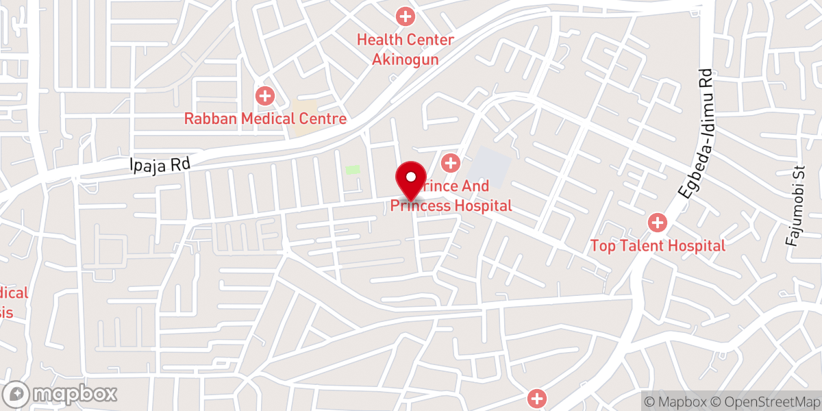 Map showing location of St Joseph's