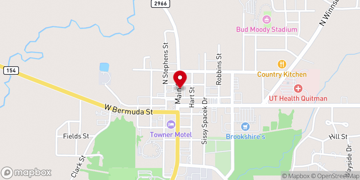 Map showing location of Your Appetites
